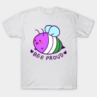 Bee proud: genderqueer flag T-Shirt